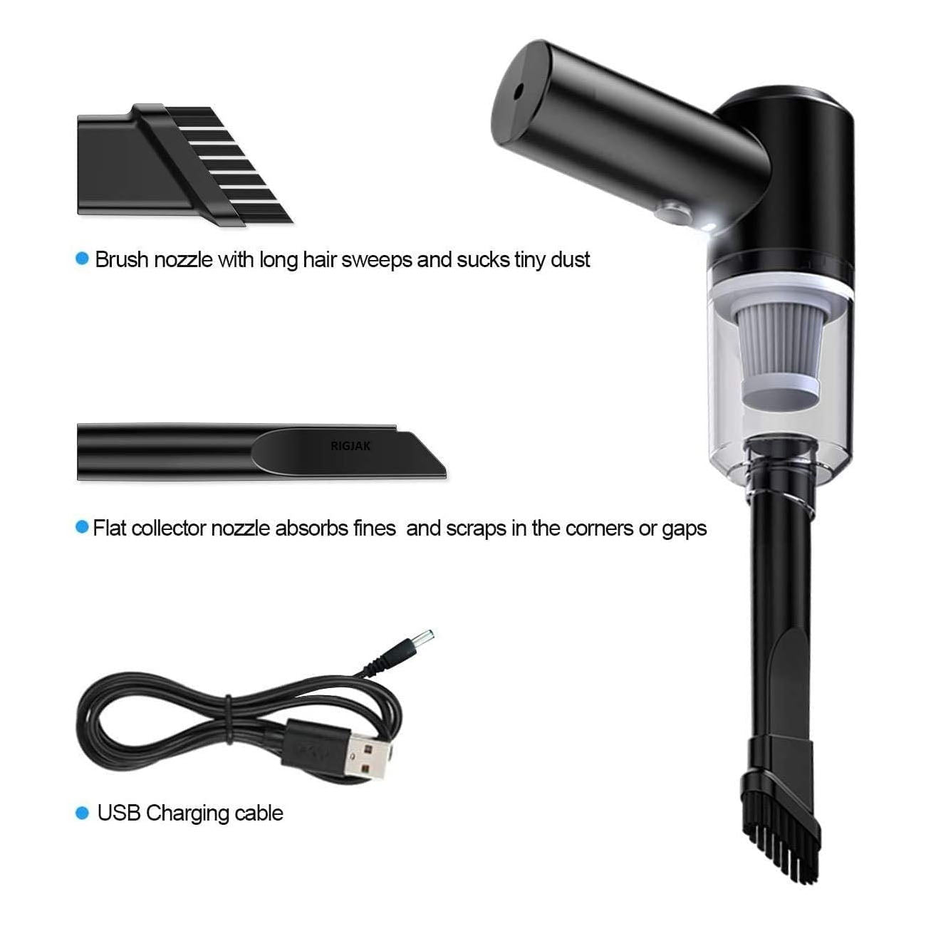 Multi-Purpose Vaccum Cleaner For Car And Home