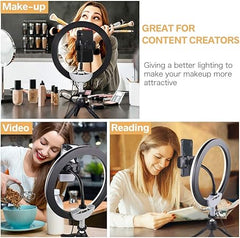 Tripod Kit With Ring Led Light "Premium Quality"