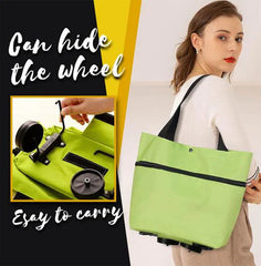 2-IN-1 FOLDABLE SHOPPING CART