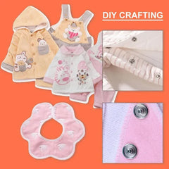 Tich Buttons Clipper With Set Of 30 Buttons