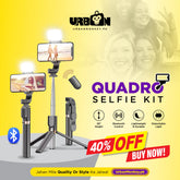 4 in 1 Tripod Selfie Stick With Bluetooth Remote Control