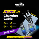 100W 3-in-1 Charging Cable