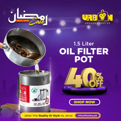 Oil Filter Pot - 1.5 Liter Space (Premium Best Quality)