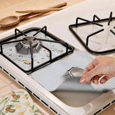 4pcs Stove Protector Cover Liner Gas Stove Protector Gas Stove Stove Burner Protector Kitchen Accessories Mat Cooker Cover
