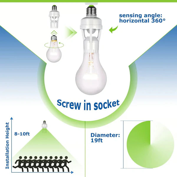 Motion Sensor Bulb Holder