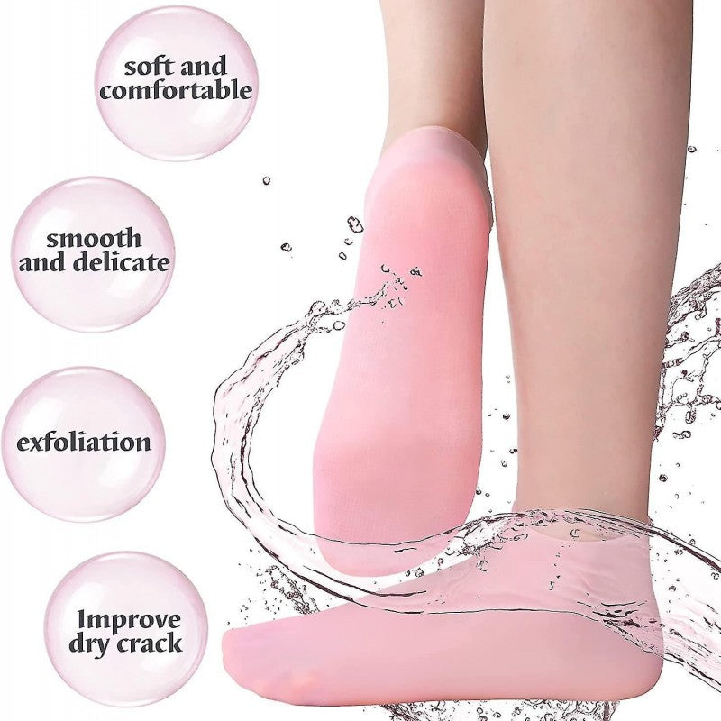 Silicone Moisturizing Socks - High Quality & Long Lasting