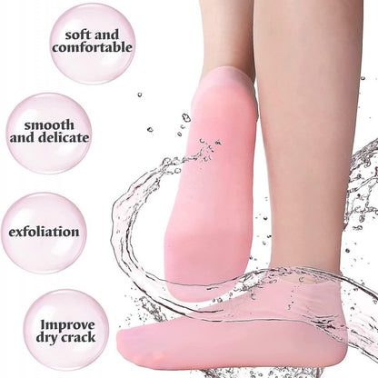 Silicone Moisturizing Socks - High Quality & Long Lasting