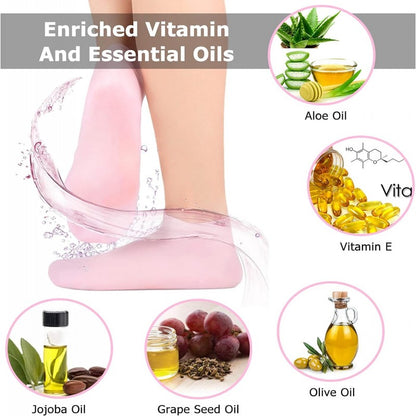 Silicone Moisturizing Socks - High Quality & Long Lasting