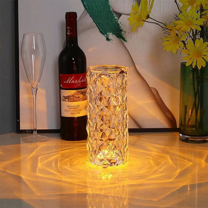 Crystal Rose Diamond Lamp (Premium Quality)