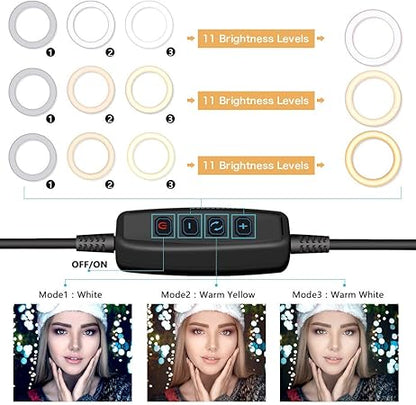 Tripod Kit With Ring Led Light "Premium Quality"