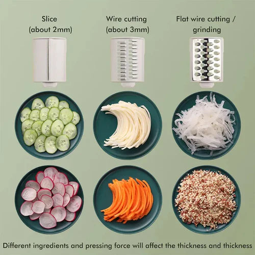 4 in 1 Round Cutter Vegetable Slicer Manual