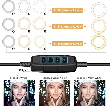 Tripod Kit With Ring Led Light "Premium Quality"