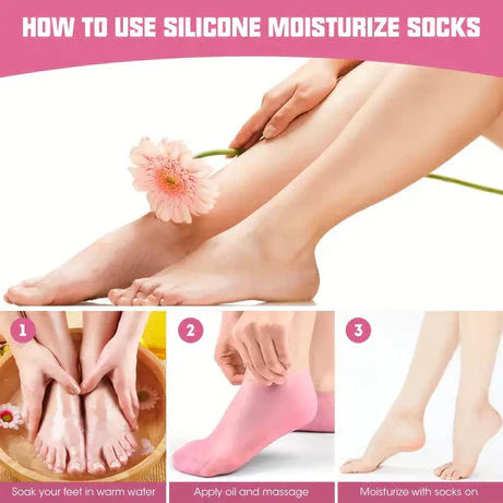Silicone Moisturizing Gel Socks & Gloves