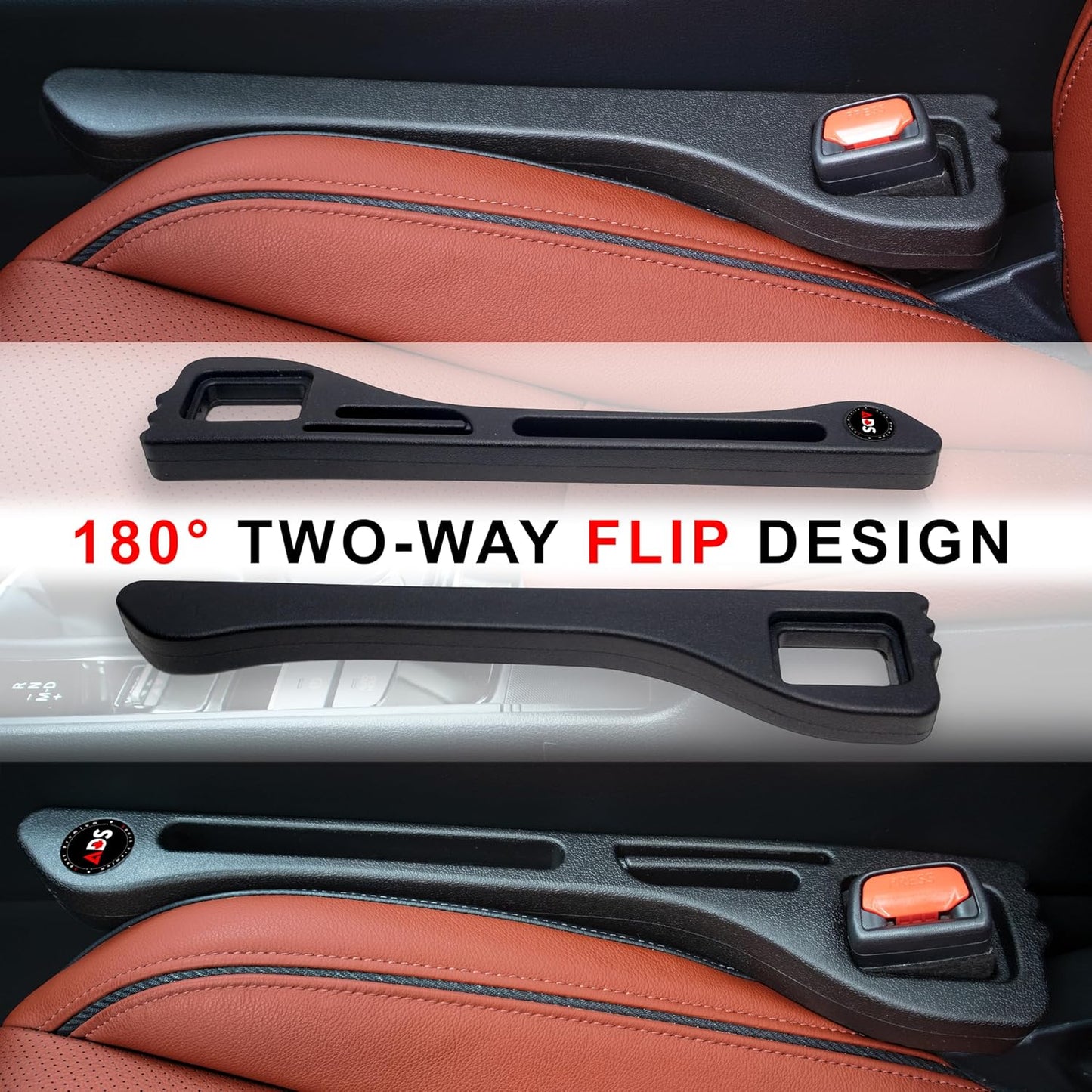 Premium Universal Car Seat Gap Filler & Organizer (2PCS)