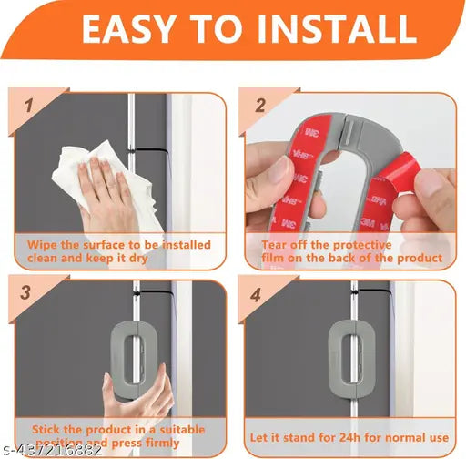 Self-Adhesive Fridge Lock