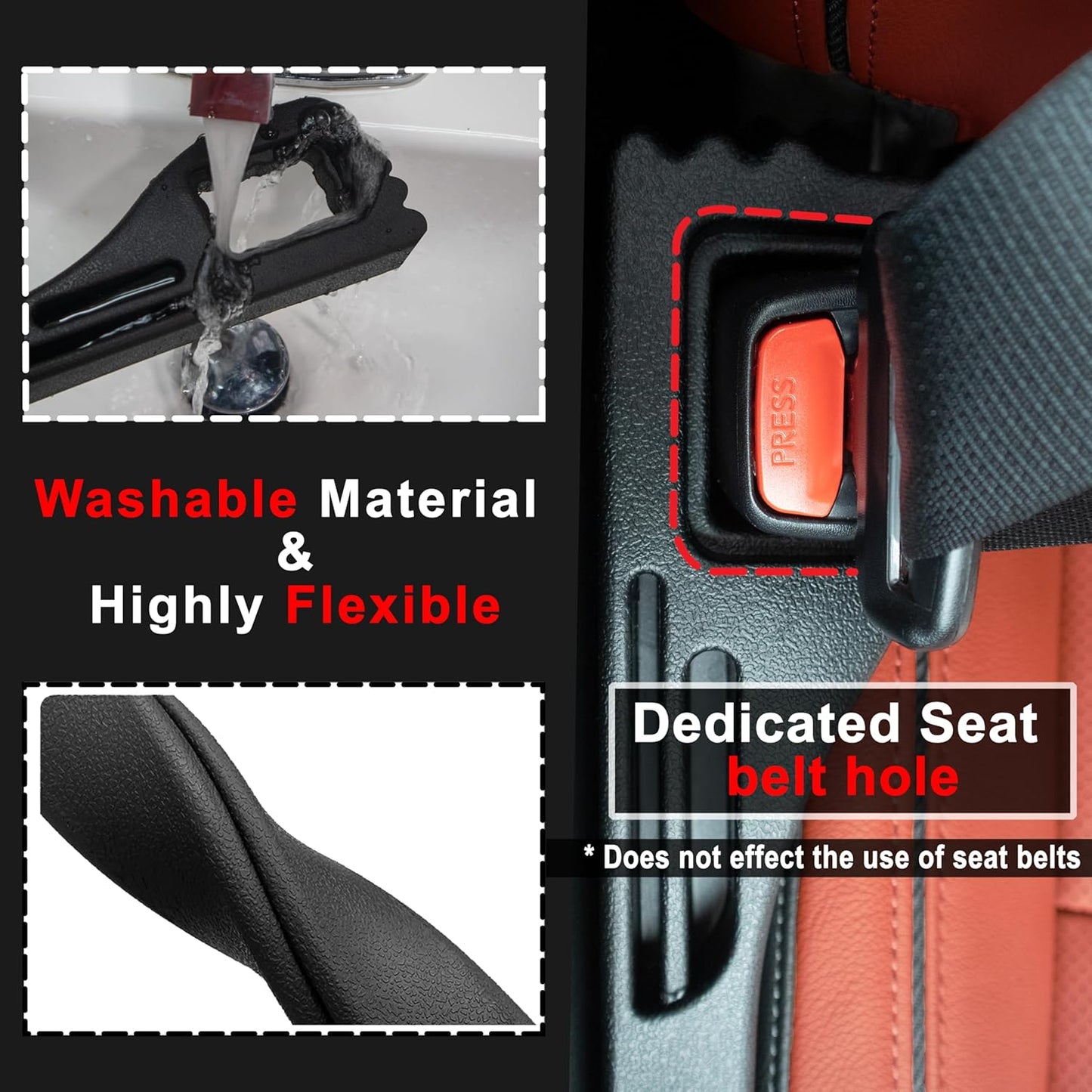 Premium Universal Car Seat Gap Filler & Organizer (2PCS)