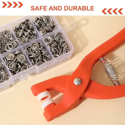 Tich Buttons Clipper With Set Of 30 Buttons