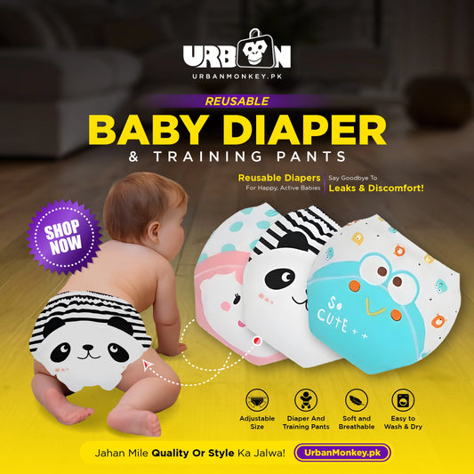 Kids Reusable Baby Diaper & Training Pants