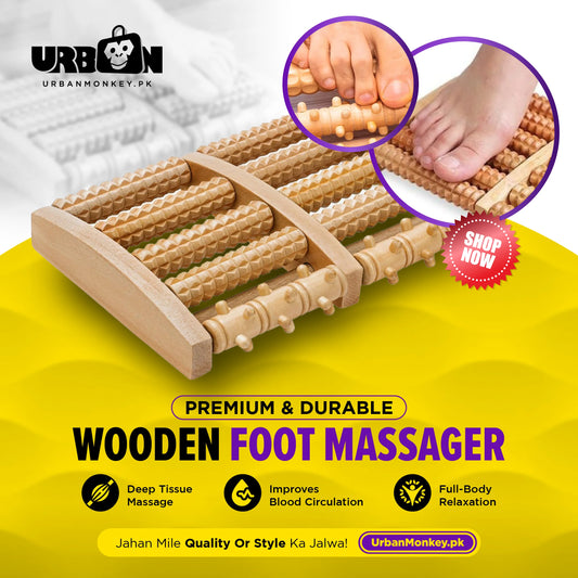 Wooden Foot Massager