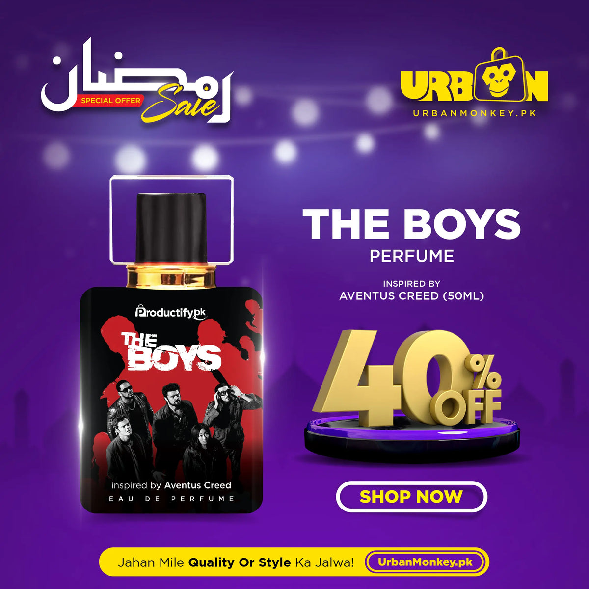 The BOYS - Inspired by Aventus Creed (50ML)