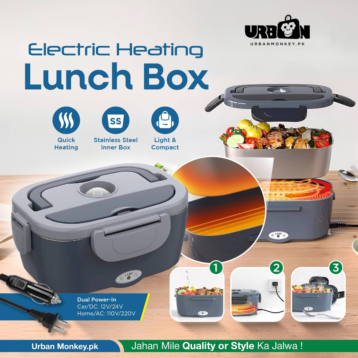 Electric Heating Lunch Box