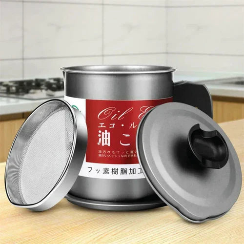 Oil Filter Pot - 1.5 Liter Space (Premium Best Quality)